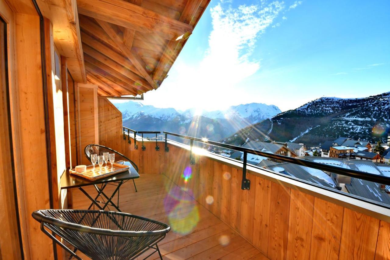 Beautiful Duplex Alpe D'Huezアパートメント エクステリア 写真